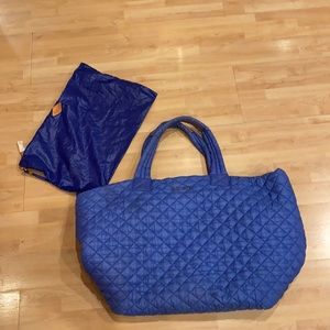 Large tote royal blue